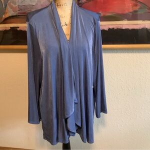 Kasper Blue Shimmer Women's Cardigan Style Cover